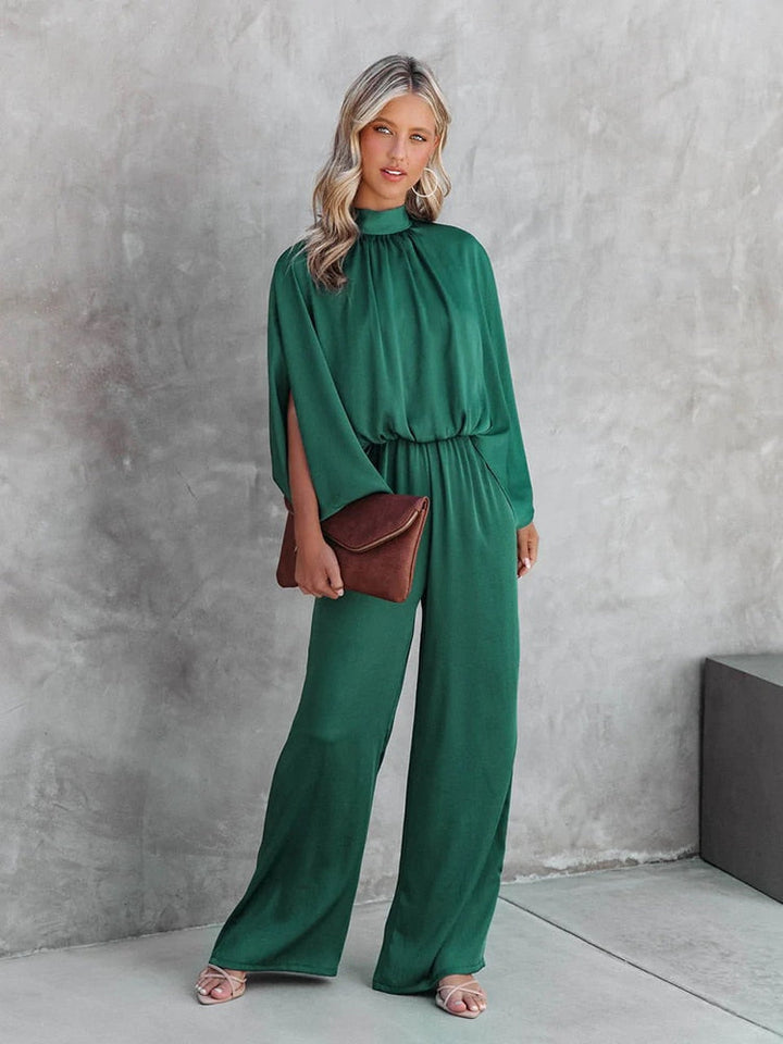 Jumpsuit Sleeveless Wide Leg Elegant Relaxed Fit Style