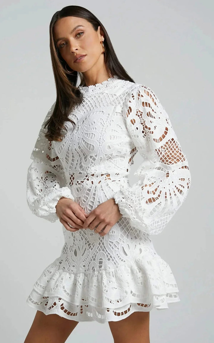 Mini Dress Elegant Tailored Silhouette Feminine Style