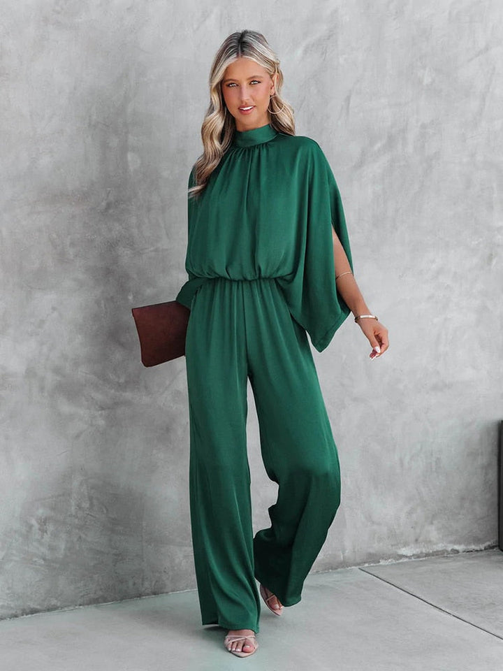 Jumpsuit Sleeveless Wide Leg Elegant Relaxed Fit Style
