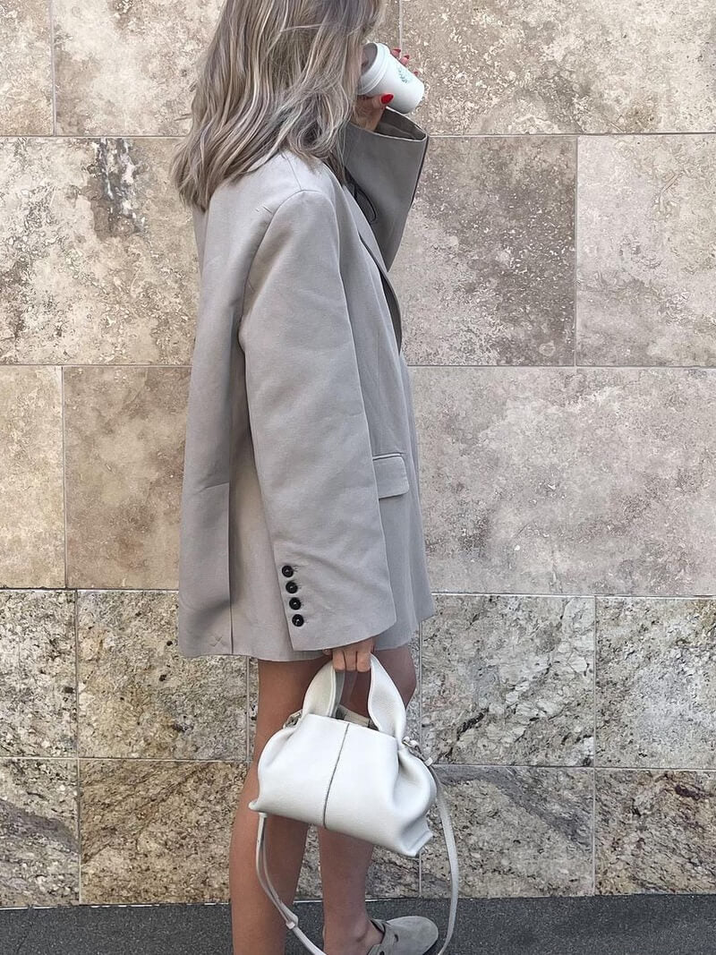 Structured Faux Leather Tote Bag for Women