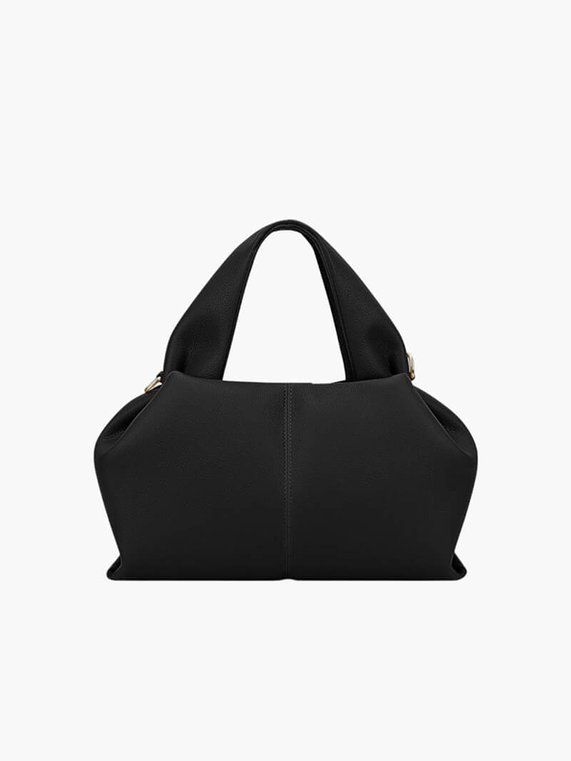Structured Faux Leather Tote Bag for Women