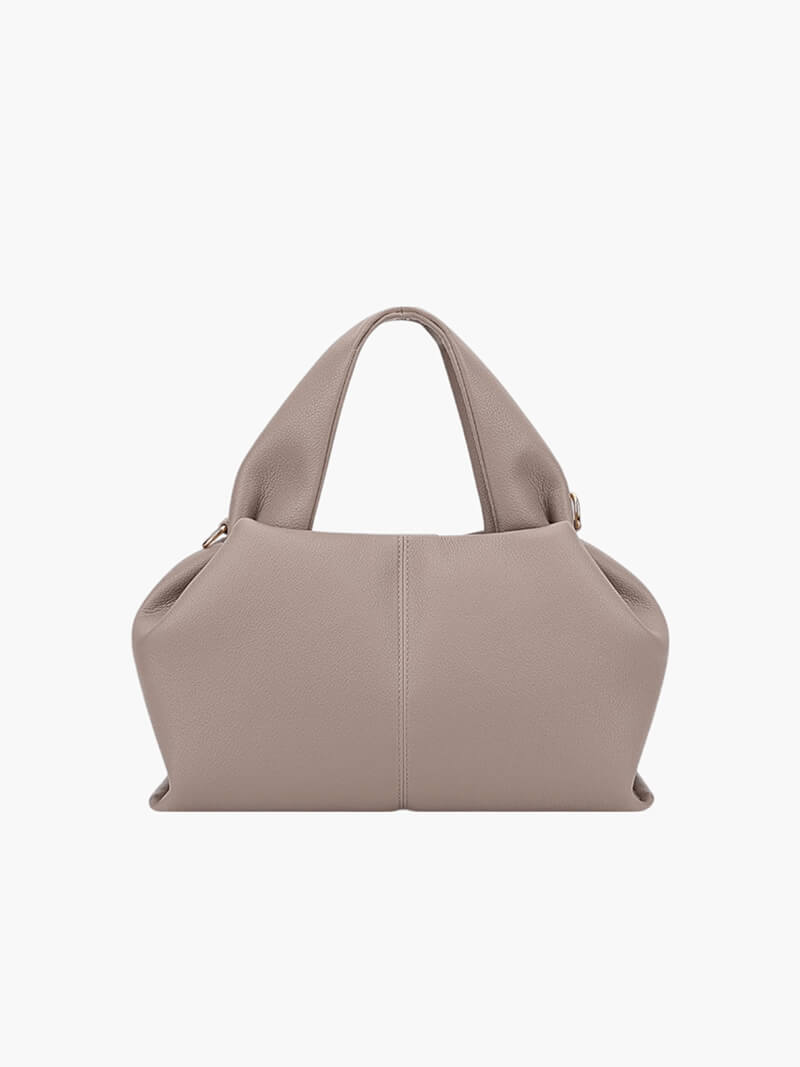 Structured Faux Leather Tote Bag for Women
