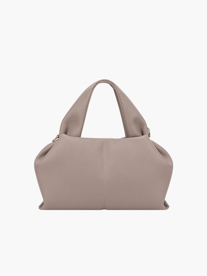 Structured Faux Leather Tote Bag for Women