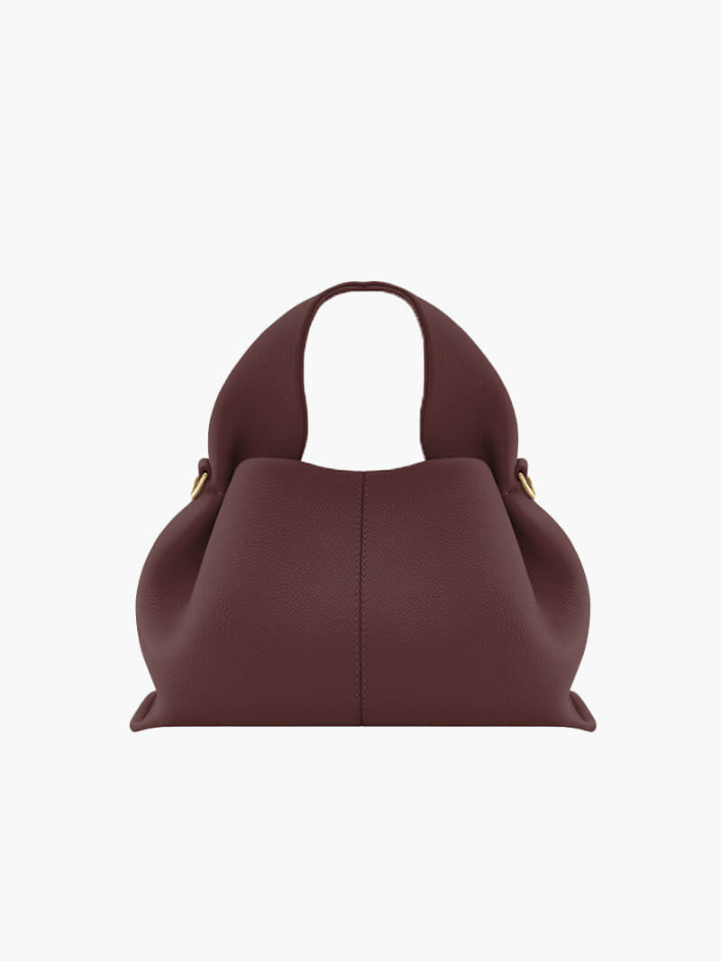 Structured Faux Leather Tote Bag for Women