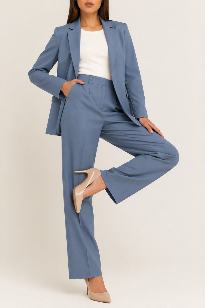 Tailored Straight Pants