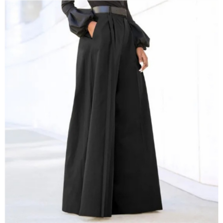 Trousers High Waist Wide Leg Palazzo Elegant Flowing Style