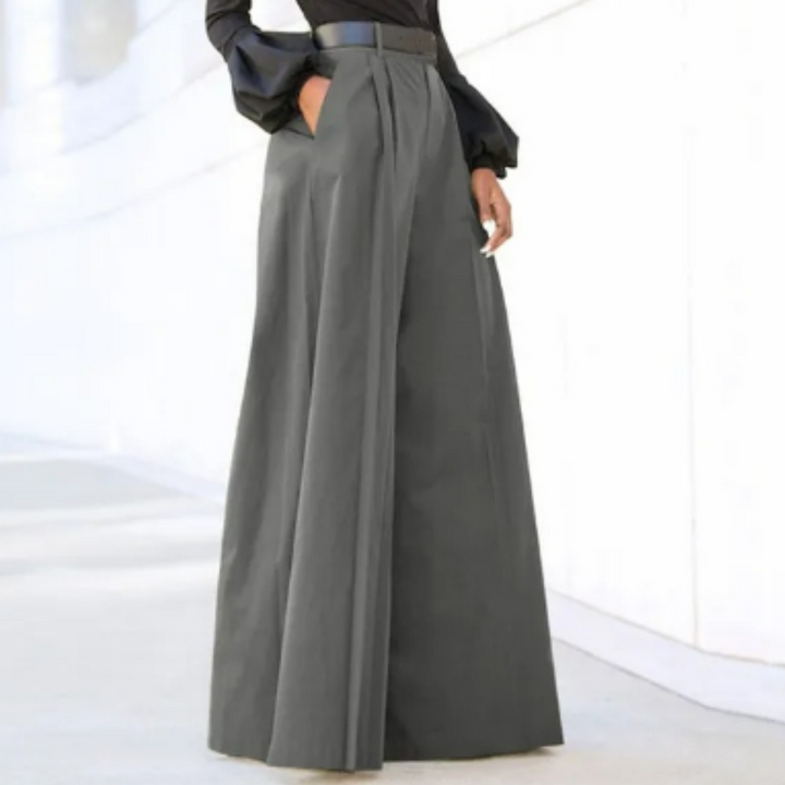 Trousers High Waist Wide Leg Palazzo Elegant Flowing Style