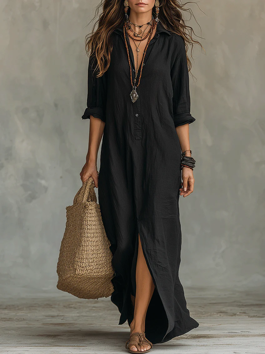 Maxi Dress Elegant Flowing Silhouette Timeless Feminine Style