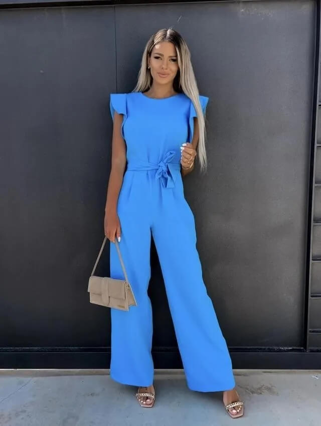 Jumpsuit Elegant Comfortable Tailored Fit Wide Leg Style