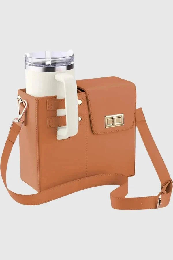 Carrie Insulated Water Bottle Crossbody Bag