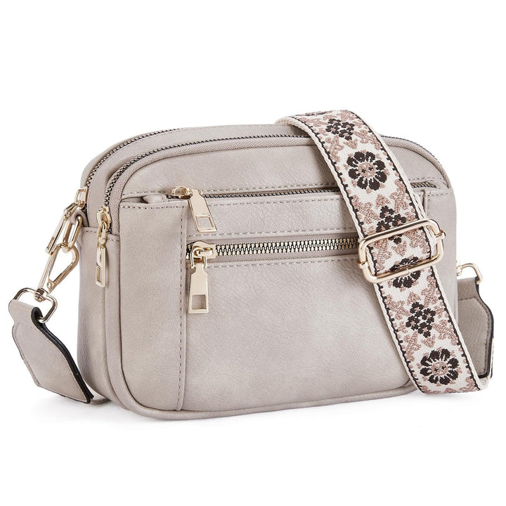 Crossbody Bag with Wide Adjustable Strap for Women