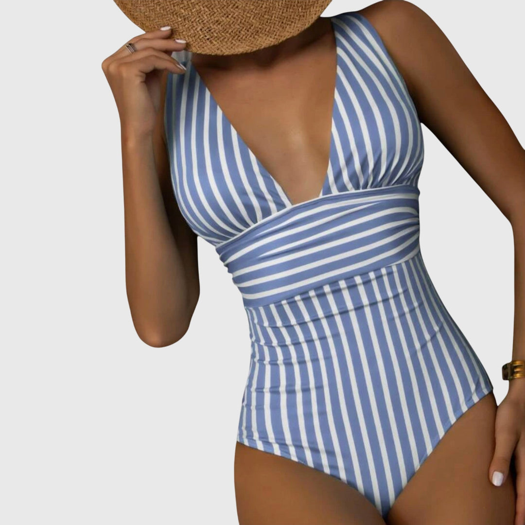 Shaped Swimsuit V Neck Summer Beach Swimwear Stylish Fit