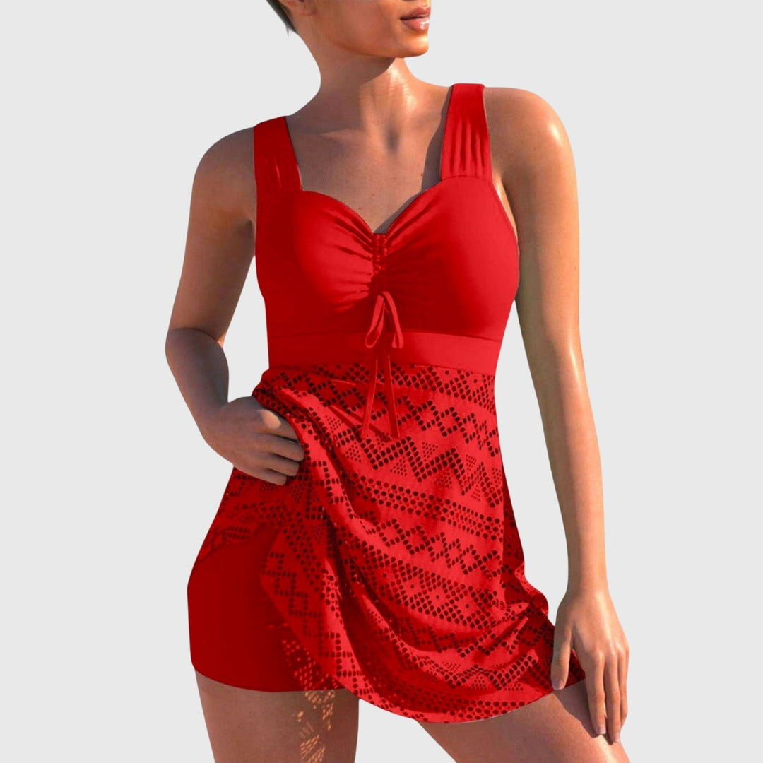 Modest Bikini Set Skirt Detail Summer Beach Swimwear Stylish Fit
