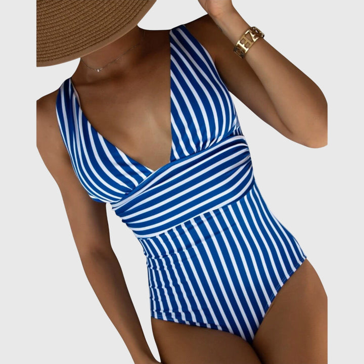 Shaped Swimsuit V Neck Summer Beach Swimwear Stylish Fit