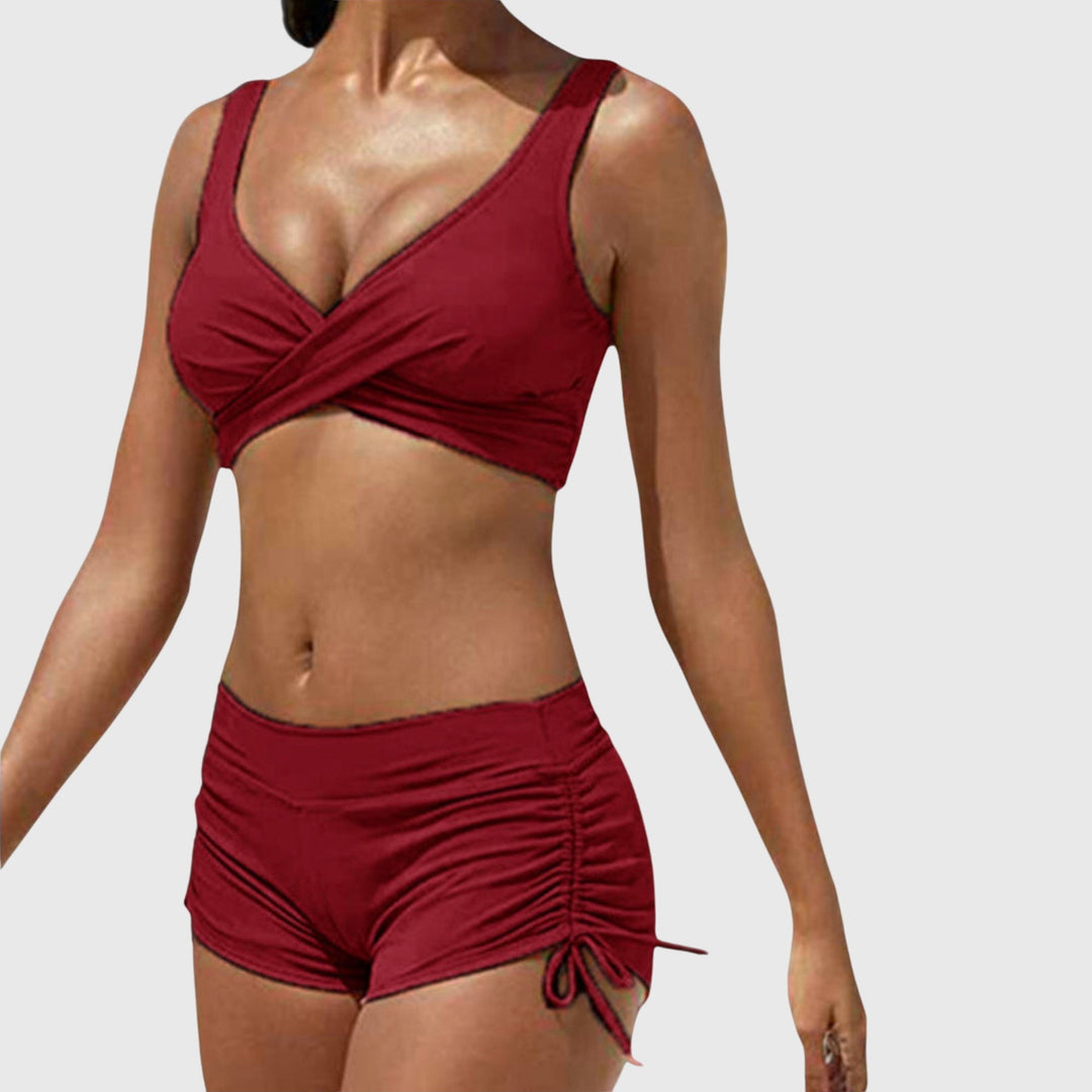 High Waist Bikini Two Piece Swimwear Summer Beach Style