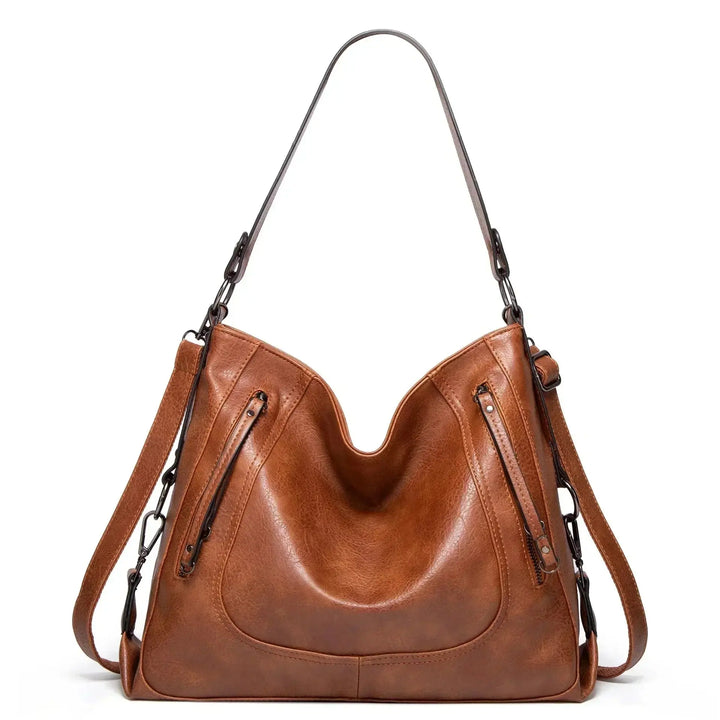 Slouchy Shoulder Bag with Adjustable Strap for Women