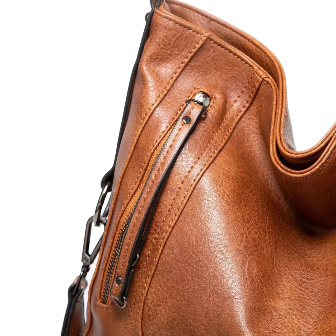 Slouchy Shoulder Bag with Adjustable Strap for Women
