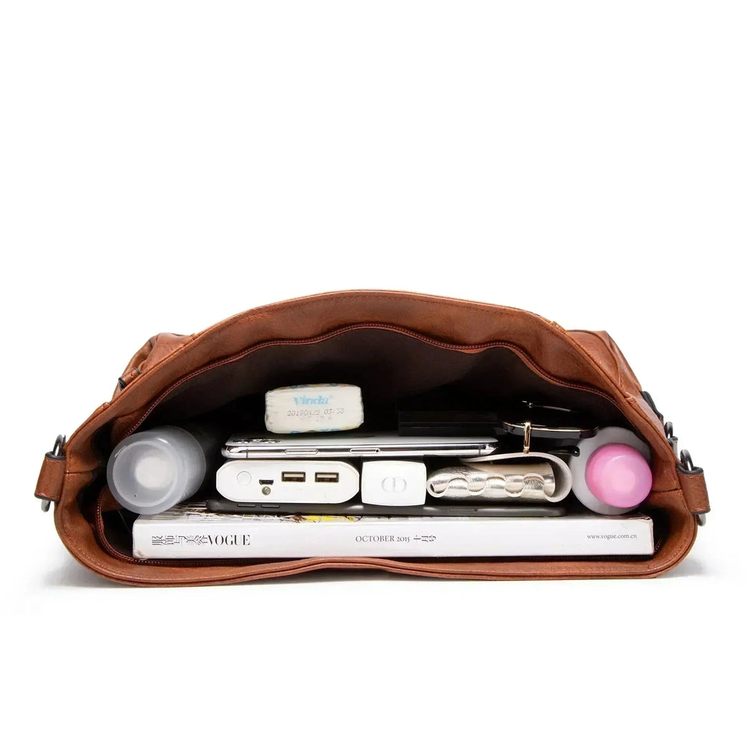 Slouchy Shoulder Bag with Adjustable Strap for Women