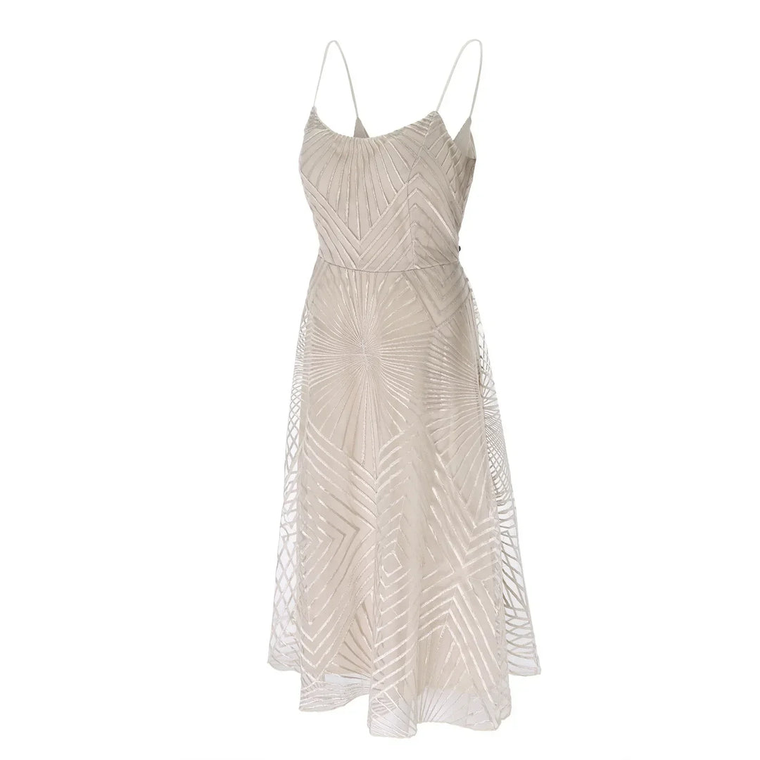 A-Line Cocktail Dress Elegant Structured Fit Timeless Style