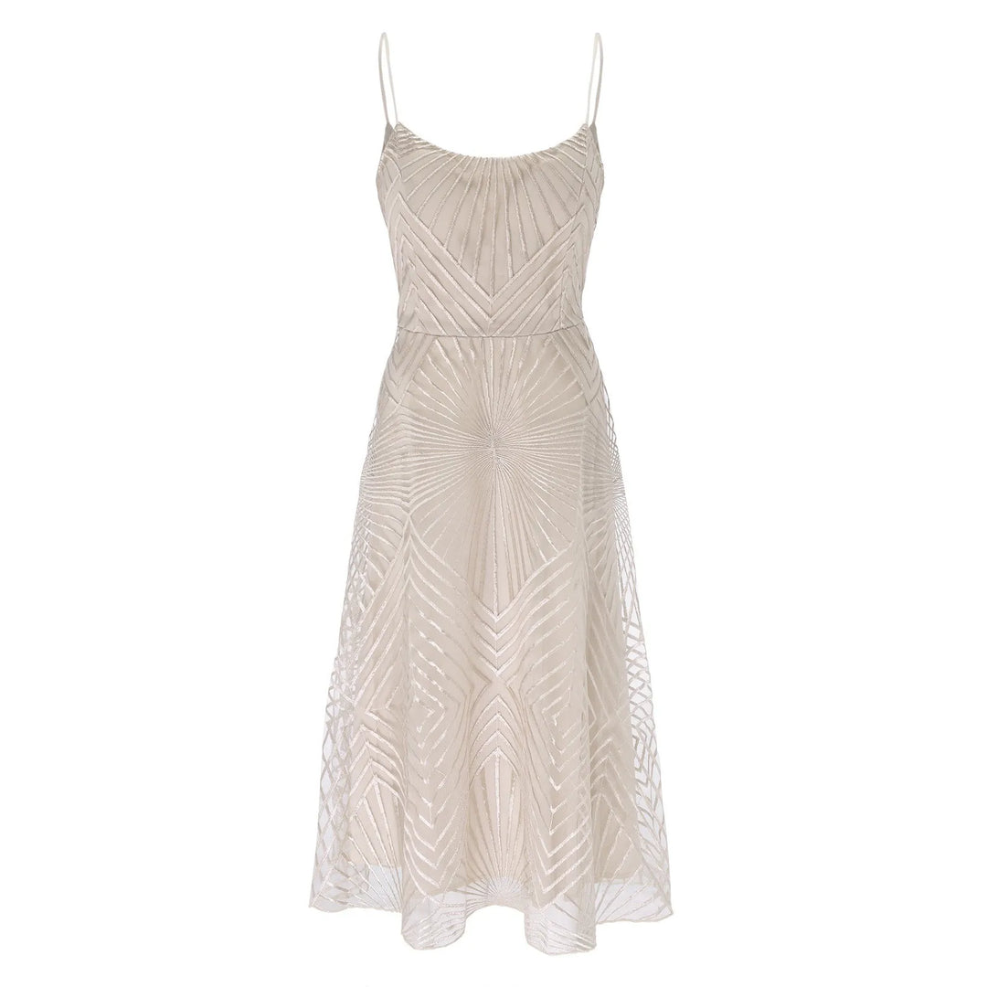 A-Line Cocktail Dress Elegant Structured Fit Timeless Style