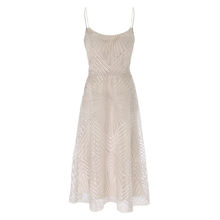 A-Line Cocktail Dress Elegant Structured Fit Timeless Style