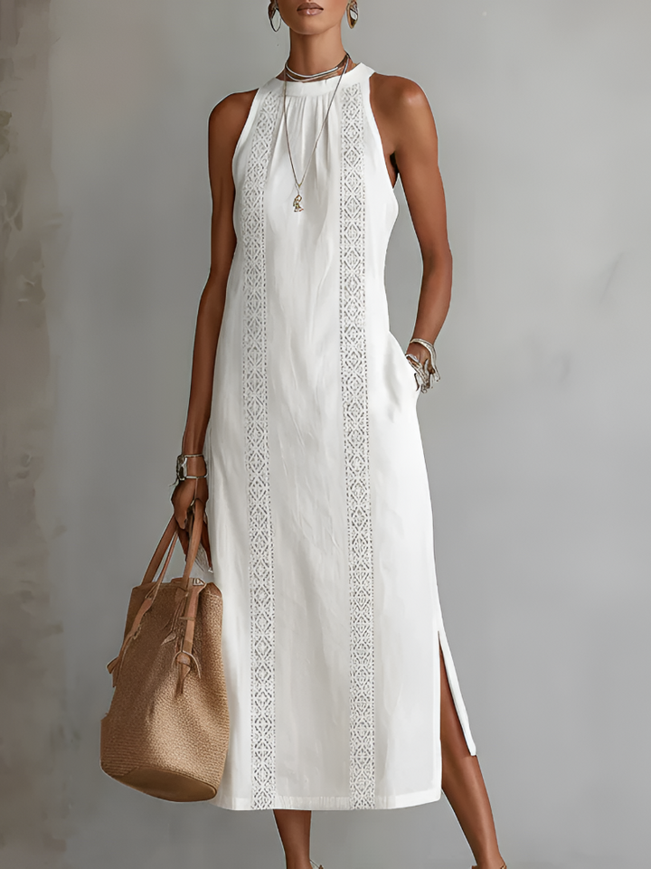 Midi Dress Elegant Tailored Silhouette Feminine Style