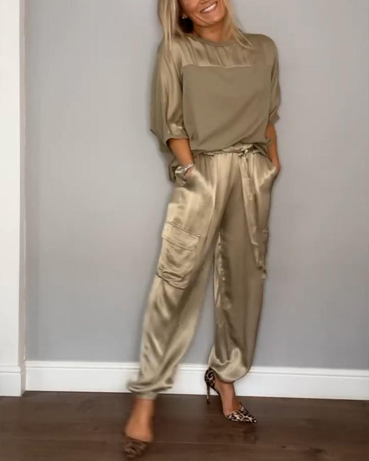 Two Piece Set Women Stylish Coordinated Outfit Elegant Fit