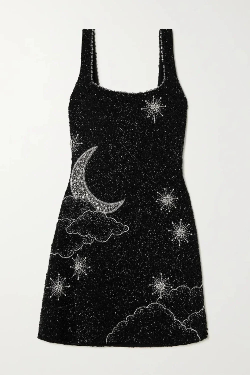 Mini Dress Embellished Beaded Sleeveless Fitted Cocktail Party Style