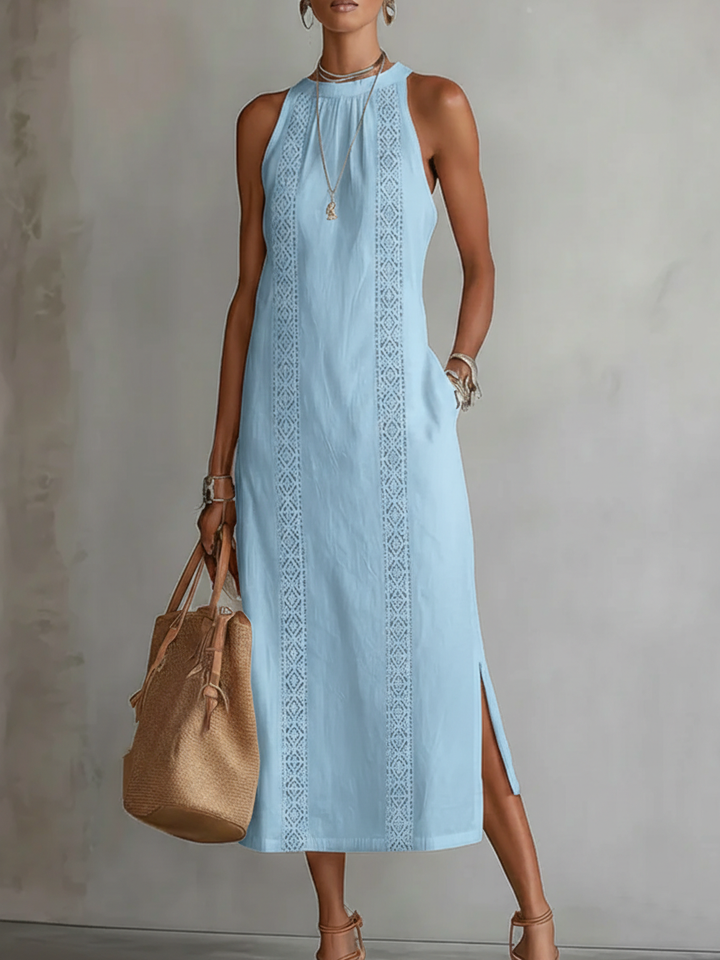 Midi Dress Elegant Tailored Silhouette Feminine Style