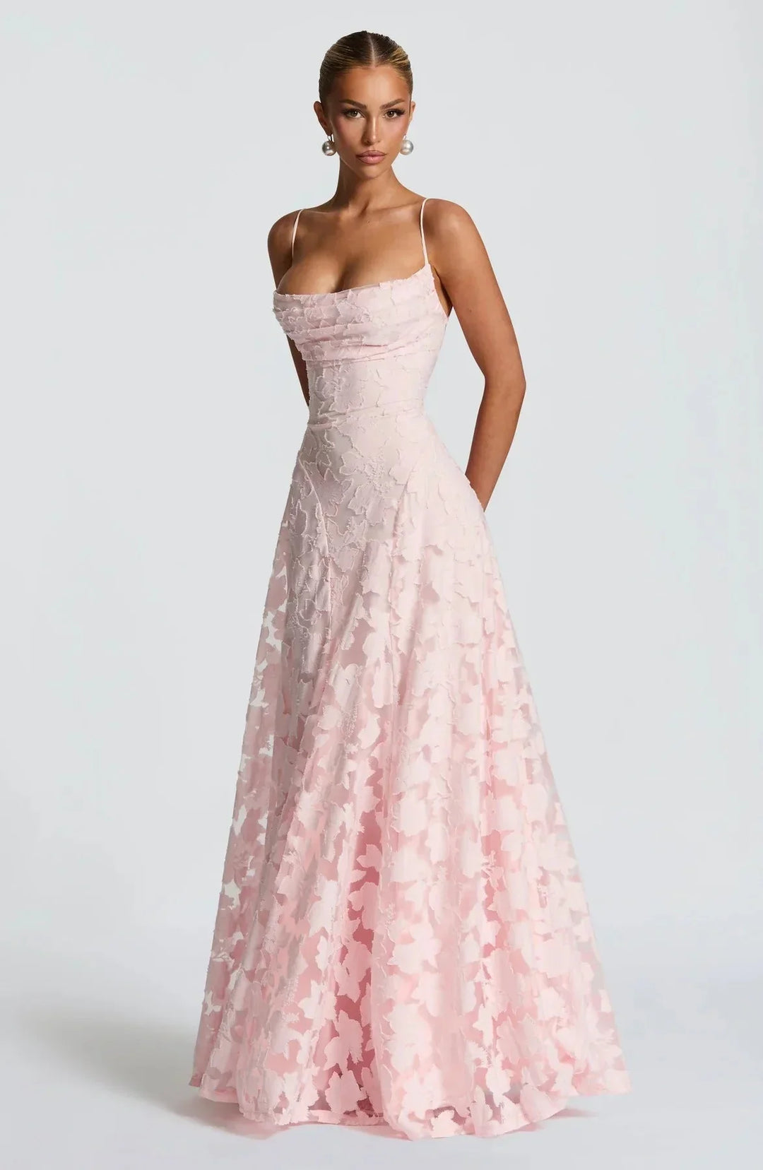 Floral Long Dress for Women Sleeveless