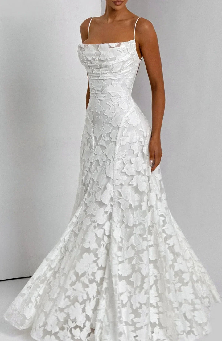 Floral Long Dress for Women Sleeveless