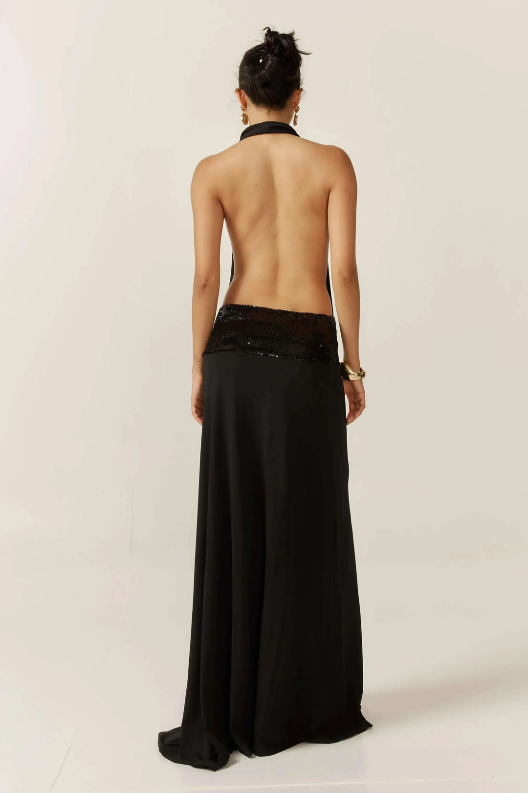 Maxi Dress Open Back Sleeveless for Women