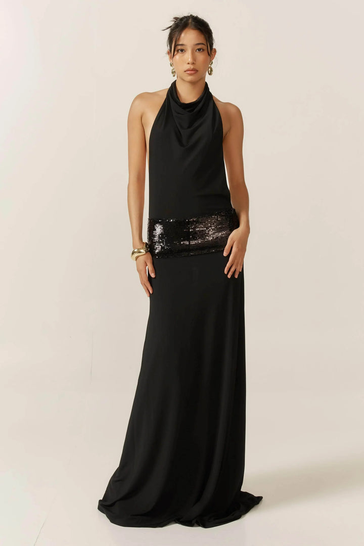 Maxi Dress Open Back Sleeveless for Women
