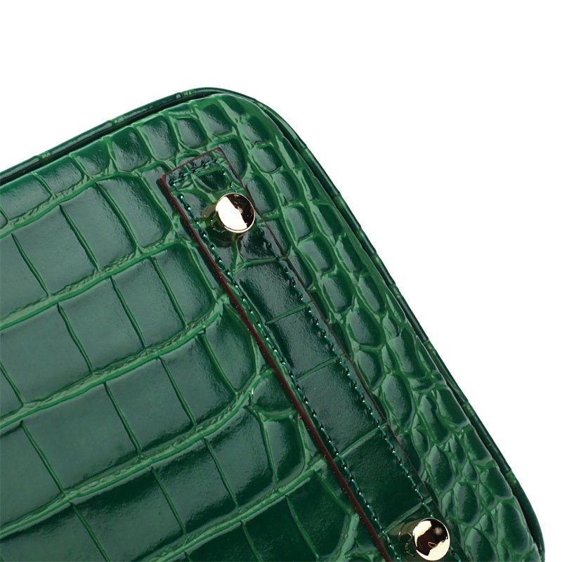 Top Handle Handbag with Turn Lock Closure for Women