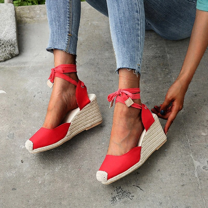 Wedge Sandals Bow Detail Comfortable Fit Chic Summer Style